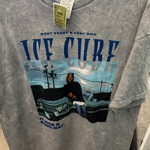 Ice Cube Graphic Gray T-Shirt